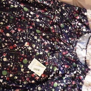 LuLaRoe Navy Floral Dress